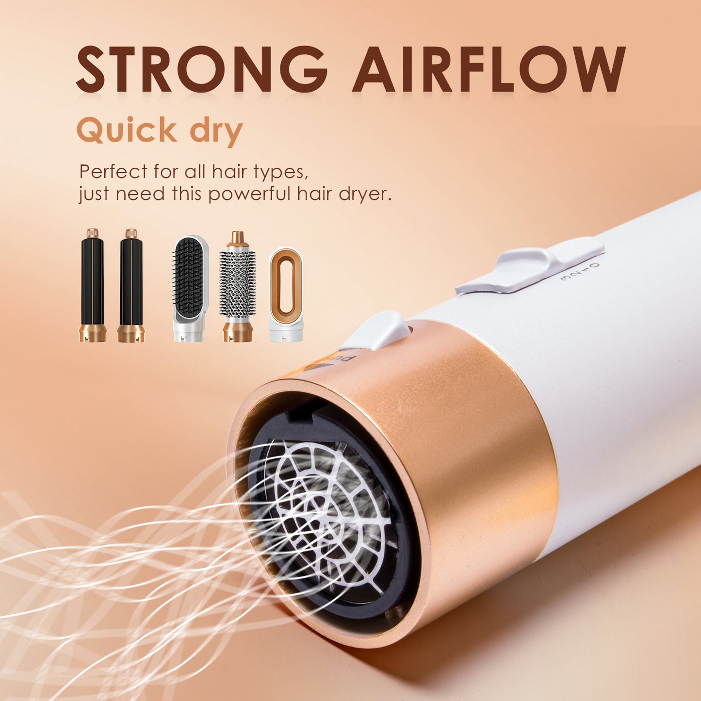 5 in1 Automatic Hair Curler & Dryer