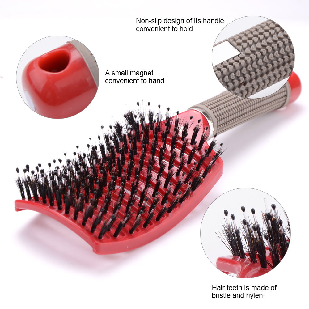 Girls' Hair Scalp Massage Comb with Nylon Bristles